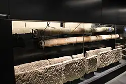 De antieke irrigatie materialen