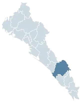 Kaart van San Ignacio