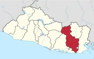 Kaart van San Miguel