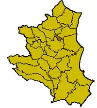 Locatie van San Nicola dell'Alto in Crotone (KR)