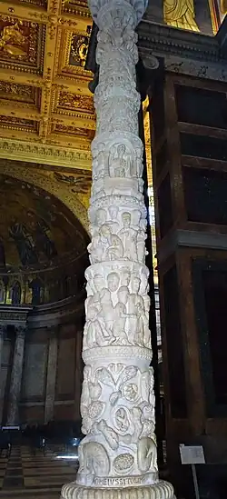 candelabro per il cero pasquale