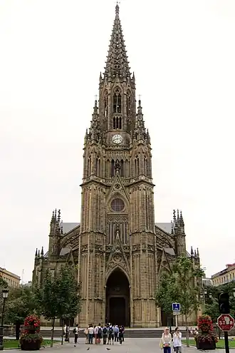 De kathedraal van de Goede Herder, San Sebastian
