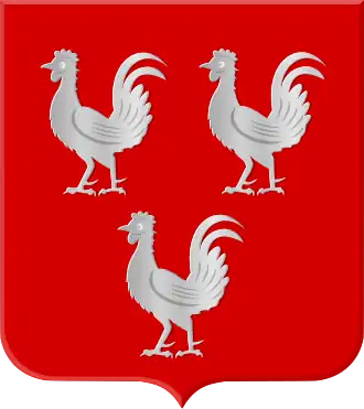 Wapen van de gemeente Sandelingen-Ambacht