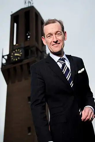 Schelberg als burgemeester van Hengelo