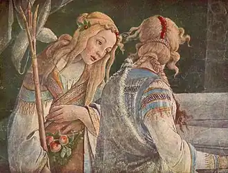 Verbeelding van Zippora door Botticelli