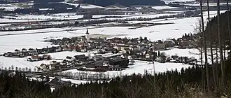 Sankt Margarethen bei Knittelfeld in de winter