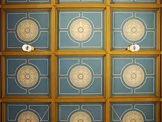 Cassetteplafond Protestantse kerk (Sankt Goarshausen)