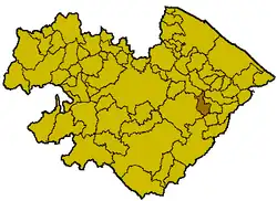 Locatie van Sant'Ippolito in Pesaro-Urbino (PU)