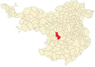 Kaart van Sant Martí de Llémena