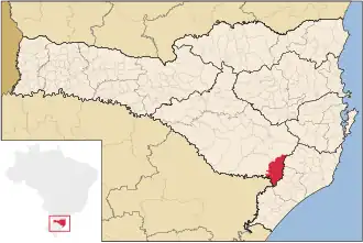 Kaart van Bom Jardim da Serra