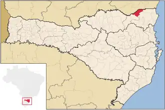 Kaart van Campo Alegre