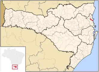 Kaart van Navegantes