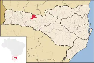 Kaart van Passos Maia