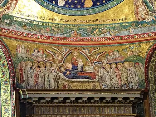 Dood en tenhemelopneming van Maria.