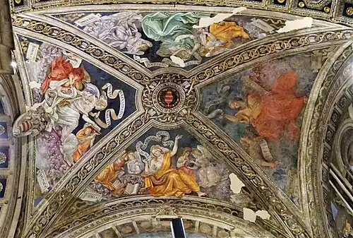 de Sibyllen op het gewelf