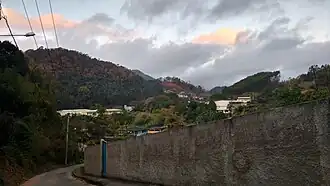 De heuvels van Santa Teresa aan het eind van de middag