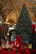 Santa Claus in Galerías Pacífico in Buenos Aires
