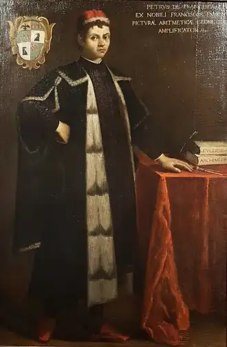 Portret Piero della Francesca door Santi di Tito