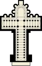 Romaanse plattegrond van Santiago de Compostella