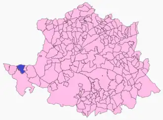 Kaart van Santiago de Alcántara