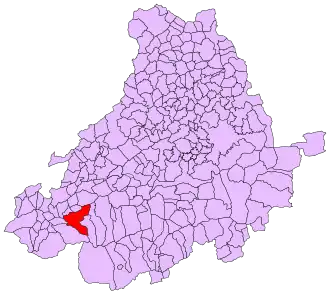 Kaart van Santiago del Tormes