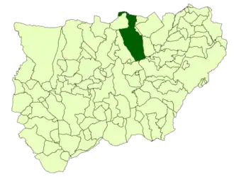 Kaart van Santisteban del Puerto