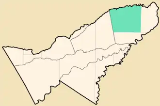 Kaart van Santos Mercado