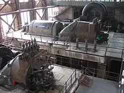 Industriële tussenvloer in een turbinehal