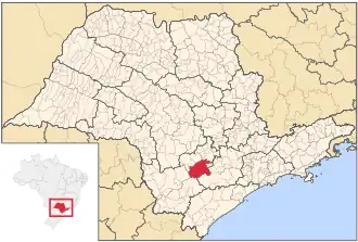 Kaart van Itapetininga