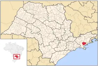 Kaart van Natividade da Serra