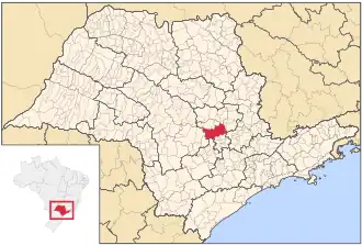 Kaart van Piracicaba