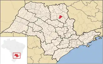 Kaart van Ribeirão Preto