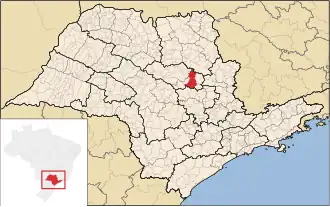 Kaart van São Carlos