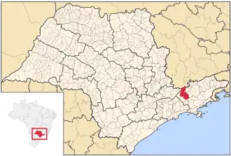 Kaart van São José dos Campos