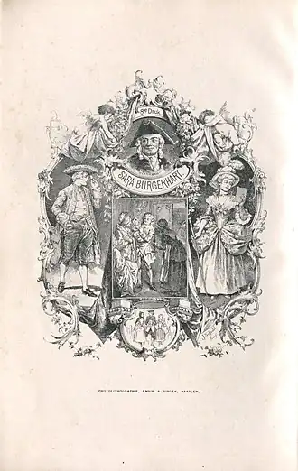 Sara Burgerhart, voorblad voor de 8e editie, 1891