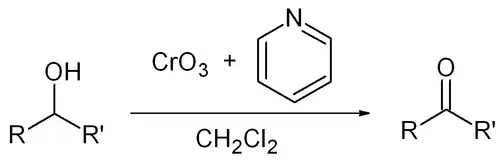 Algemeen reactieverloop van de Sarett-oxidatie