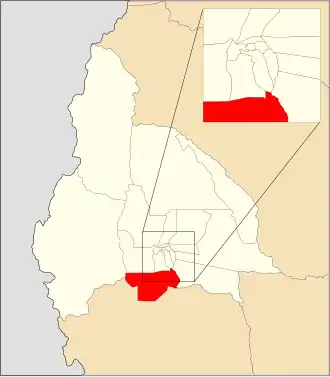 Kaart van departement