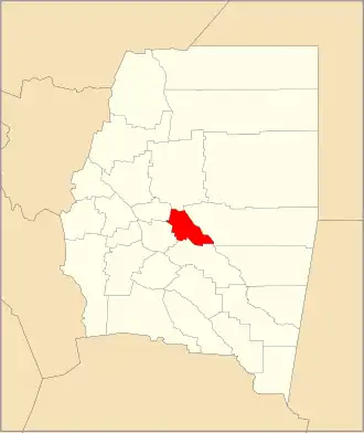 Kaart van departement