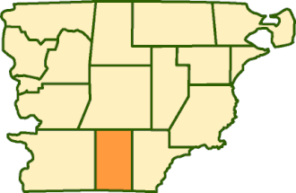 Kaart van departement