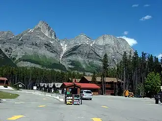 Resort bij Saskatchewan River Crossing