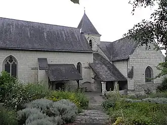 De kerk van Dampierre-sur-Loire