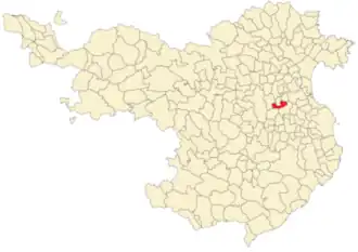 Kaart van Saus, Camallera i Llampaies