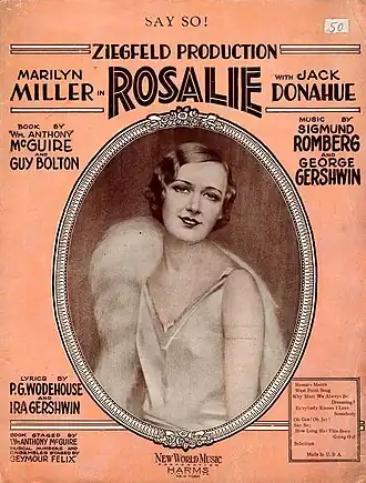 Bladmuziek "Say So!" uit Rosalie, 1928