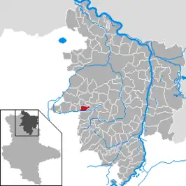 Kaart van Schäplitz