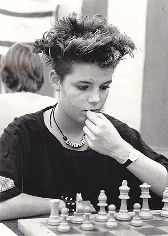 Schaakster Sylvia de Vries, Eeklo 1987