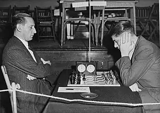 Henri Grob vs. Willem Muhring (Hastings, 1947-48)