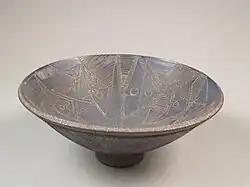 Abstracte schaal met cirkels