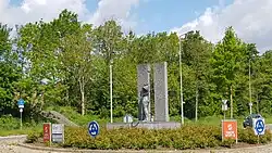 Kunst op rotonde Hofstraat-Witte Wereld