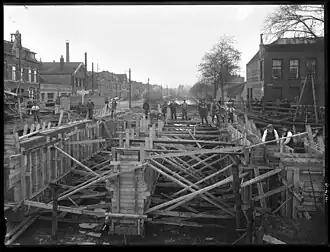 Aanleg van de Schalkwijkerbrug
