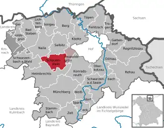 Kaart van Schauenstein